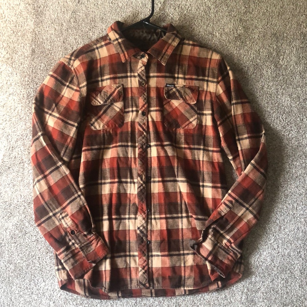 Orange Rustic Flannel